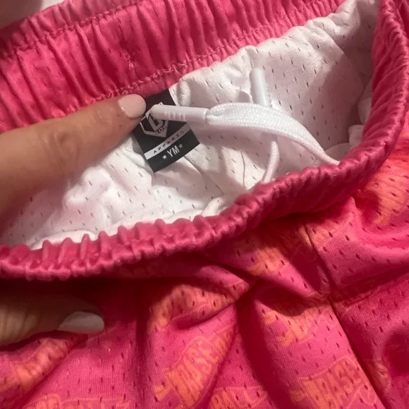Vibrant Pink Kids Shorts - Picture 2 of 2